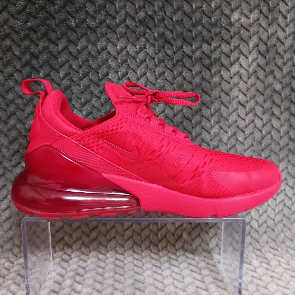 Nike Air Max 270 University Red GS Running Sneakers Shoes Size 6.5Y Women's 8 - Picture 11 of 16